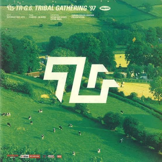 TR-G6 Tribal Gathering '97 flyer, Luton Hoo Estate, Luton, Beds